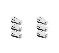 Set of 2 Puleggia Dell'ancora Della Barca Ferramenta in Acciaio Inossidabile