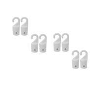 Set of 2 Punta Della Bacchetta Hardware Cieca Gancio in Metallo Per Inclinabile