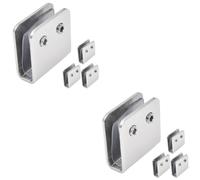 Set of 2 Supporti Per Mensole in Gancio Specchio Clip Resistenti