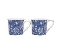 V&A Set di 2 Tazze William Morris - Wild Tulip Fine Bone China, 230 ml (8 Fl oz)