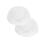 Set of 2 Ventilated Microwave Food Plate Dish Cover Kitchen Cooking by Royle Home