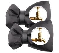Set Of 2 Winter Outdoor Faucet Cover Outside Garden Freeze Protection Sock Reusable Waterproof Tap Protector