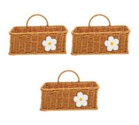 Set of 3 Cesto Di Verdure Appeso Cestino Pensile Da Cucina Cestini Parete Per