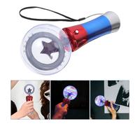 Set of 3 Giocattoli Luminosi Bacchetta Sensoriale Glitterata Accendi