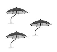 Set of 3 Ombrellone Da Tavolo Mini Ombrellino Sole Piccolo Portatile Per Ombra