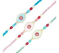 Set of 3 Rakhi for Brother Rakhi Thread for Bhai Bhabhi Bhaiya and Bhatiji veera Raksha Bandhan Rakhi Set Dora Bracelet Kalwa with gift Pack for Brother Sister Indian Traditional Festival Rakhi