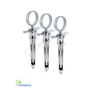 Set of 3 Siringa chirurgia dentale 1.8ml con filettatura metrica e US filo Labor