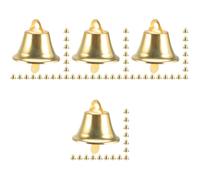 Set of 4 Campane Fai Da Campanello Appendere in Metallo Per Collare Gatti