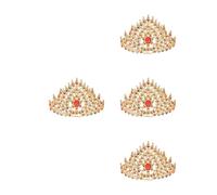 Set of 4 Corone Per Le Donne Coroncina Principessa Accessori Capelli Donna