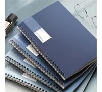 set of 4 gradient blue a5 spiral notebooks - ideal for everyday office tasks - suitable for students and professionals - note-taking and organizing - excellent gift for back to school