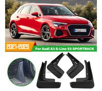 Set of 4 Paraspruzzi Parafangualii Per Audi A3 S-Line / S3 8Y Hatchback