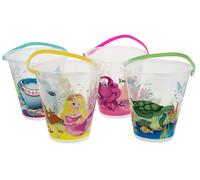Set of 4 Sea Life Design Kids Garden Beach Toy Bucket