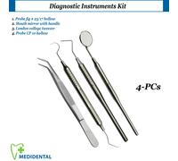 Set Of 4 - Strumenti Diagnostica Dentale Sonde e Esploratori CP Marking Exprose