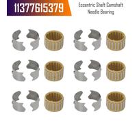 Set of 6 Eccentric Shaft Camshaft Needle Bearing per BMW 11377615379 H7