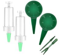 Set of 6 Seeding Tool, Gardening Sower Planter, Adjustable Planting Spreader, Precision Seeder with Adjustable Settings, Dibber and Widger, Ideal for Garden Flowers, Vegetables