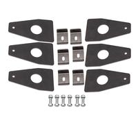 Set of 6pcs Universal 6 inch Car Roof Rack Gutter Mounts For Jeep Cherokee