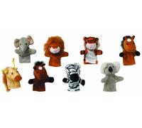Pupazzo Dito In Peluche - Set Da 8