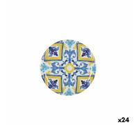 Set Of Lids Sarkap Mosaic 6 Pieces 6,6 X 0,8 Cm (24 Units) NUOVO