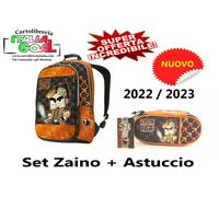 SET OFFERTA ZAINO + ASTUCCIO OVALE LYON WGF 2022-2023 SCUOLA ELEMENTARE MEDIA