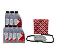 Set Olio Cambio ATF Febi 7 Litri + Filtro Olio Cambio Per Mercedes 124 E-Class