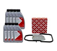 Set Olio Cambio ATF Febi 8 Litri + Filtro Olio Cambio Per Mercedes Classe C W202