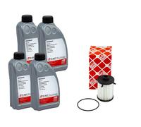 Set Olio Cambio Direttamente Cambio 4 Litri + Filtro Olio Cambio Per Audi Q5 40