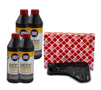 Set Olio Cambio MTF 5200 75W-80 4 Litri + Filtro Olio Cambio Per Audi A3 Seat VW