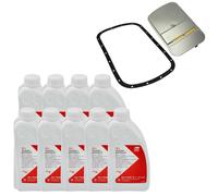 Set Olio Differenziale TF-1 Febi 9 Liter + Filtro Olio Cambio per BMW X3 X5 2.5i