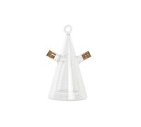 Set olio e aceto DKD Home Decor 10,5 x 9 x 18 cm Trasparente Sughero 300 ml V