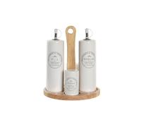 E_0002_S3044747 Dkd Home Decor Set olio e aceto DKD Home Decor Bianco Legno Gres