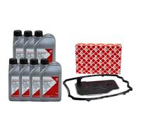 Set Olio Ingranaggi 75W-85 GL-5 Febi 7 Litro + Filtro Trasmissione per Mercedes