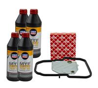Set Olio Ingranaggi Mtf 5200 75W-80 4 Litro + Filtro Trasmissione per Mercedes