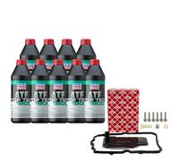 Set Olio Ingranaggi Top Tec Atf 1800 9 Litro + Filtro Trasmissione per Mercedes