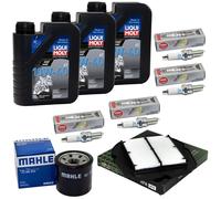 Set Olio Manutenzione per Suzuki Sfv 650 Gladius 09-16 3L Filtro Aria Candela