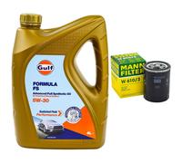 Set Olio Motore Gulf Formula FS 5W-30 4 L + Filtro Olio Lancia Y
