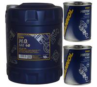 Set Olio Motore MANNOL M.O. SAE 40 API CF/CE 10L Motor Flush