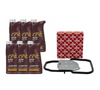 Set Olio per Ingranaggi Mannol Atf AG55 6 Litro + Filtro Trasmissione Mercedes