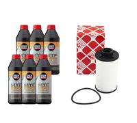 Set Olio per Ingranaggi Mtf 5200 75W-80 6 Litro + Filtro Trasmissione Audi A3