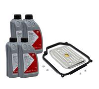 Set Olio Trasmissione Atf Febi 4 Litro + Filtro per Audi A3 1.8 T 8L1 150 Ps