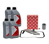 Set Olio Trasmissione Atf Febi 4 Litro + Filtro per Jeep Wrangler III 2.8 CRD