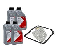 Set Olio Trasmissione Atf Febi 4 Litro + Filtro per Opel Omega B 2.2 Dti 16V
