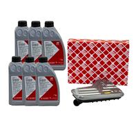 Set Olio Trasmissione Atf Febi 6 Litro + Filtro per Audi A3 Sportback 2.0