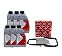 Set Olio Trasmissione Atf Febi 6 Litro + Filtro per Mercedes 190 124 Classe-C