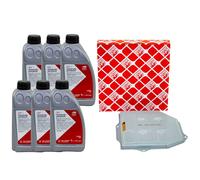 Set Olio Trasmissione Atf Febi 6 Litro + Filtro per Mercedes 190 124 Classe C