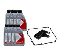 Set Olio Trasmissione Atf Febi 8 Litro + Filtro per Audi A6 2.0 3.0 Tdi 4G2