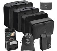 Set Organizer da Viaggio Compatto 8 Pezzi Mantieni Ordinati i tuoi Appartenenze