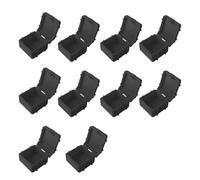 Set organizer per parti hardware, Black | Custodie con coperchio chiuso in ABS impilabili per viti, dadi, rondelle, cassetto, piano lavoro, garage,