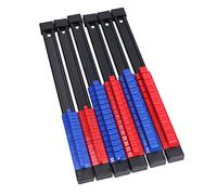 Set organizer per prese, vassoi portaoggetti in plastica ABS da 6 pezzi con fermi caricati a molla, compatibile con bussole da 1/4", 3/8", 1/2", per cassetta degli attrezzi e