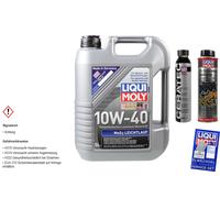 5L Liqui Moly MoS2 Leichtlauföl olio motore 10W-40 Cera Tec pro - Linea Pülung