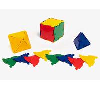 Set originale Polydron Student - Set educativo di geometria matematica costruzione giocattolo - Set di apprendimento individuale - Età 3 + - 26 pezzi